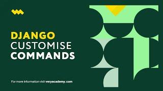 Customising Migrate Commands | Django Migrations | Shaping Database Schemas