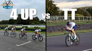 4 Up TTT vs 1 Time Trial bike | Which is faster? 