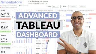 Create a Stunning Advanced Dashboard in Tableau