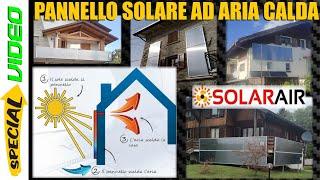 Warm the house with the sun! SOLARAIR Hot Air Solar Panel