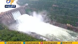 Flood Water Continue To Reach  Srisailam Project