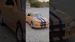 Nissan Skyline #woodcar #woodcraftideas #carving