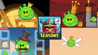 Angry Birds Seasons - All Bosses (Luta dos Bosses)