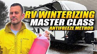 RV Winterizing - Easy Step by Step Process for Beginners (Antifreeze Method)