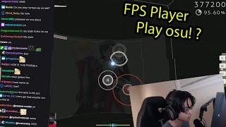 When FPS Player play Osu! Game
