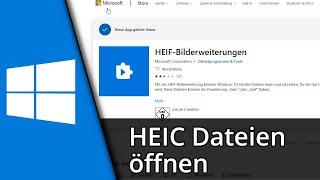 HEIC Dateien in Windows 10 öffnen (ohne weiteres Programm)  Tutorial