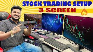 How to Make Budget Trading setup | 3 screen setup For Stock Trading