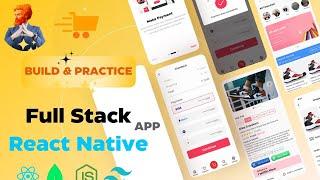 Build A Full Stack React Native E-commerce App in 1 video (2024) | Node.js | MongoDB & more | 