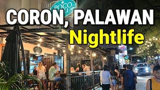 CORON PALAWAN NIGHTLIFE | Walking in Coron Town at Night! Palawan Philippines