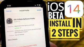 How to install iOS 14 Beta - NO COMPUTER | Beta Profile Link In Description!