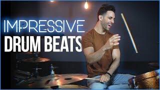 3 IMPRESSIVE Drum Beats (Try These!) - Drum Lesson | Drum Beats Online