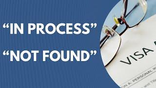 Your Czech Visa Application shows "Not Found" or "In process"? Do this!