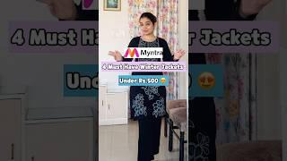 Must have winter myntra jackets #shortsfeed #shortvideo #shorts