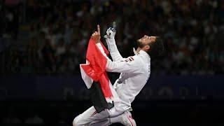 المصري محمد السيد يفوز بـ الميدالية البرونزية في منافسات سلاح سيف المبارزة لأولمبياد باريس 2024 