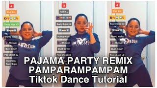 PAJAMA PARTY REMIX PAMPARAMPAMPAM TIKTOK DANCE TUTORIAL #shorts