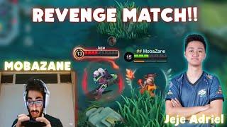 MOBAZANE MET INDONESIAN STREAMER Jeje Adriel On A Revenge Match..