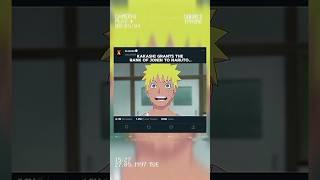 Kakashi grants the rank of Jonin to Naruto #shorts #anime #naruto #narutoedits #sasukedit #itachi