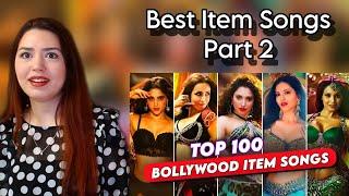 Top 100 Best Bollywood Female Item Songs Of All Time Reaction | Hindi Item songs (PART -2)