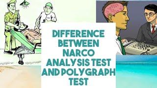 NARCO ANALYSIS TEST and POLYGRAPH TEST
