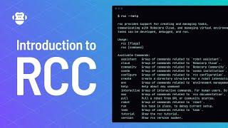 Introduction to RCC - Bringing robots to your command-line