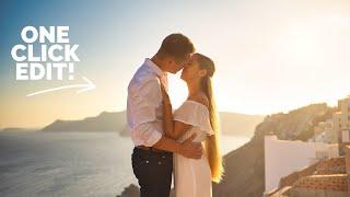 Santorini Portrait Session | 1 Click Editing with Artificial Intelligence!