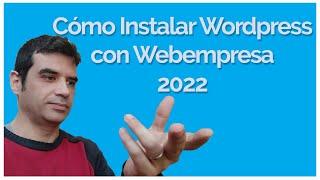  Cómo INSTALAR WORDPRESS 2023 con WEBEMPRESA