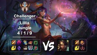 KR Challenger Replays Jungle Lillia vs Nidalee Ep.2072