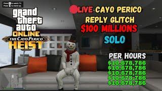 LIVE CAYO PERICO REPLAY GLITCH SOLO GTA 5 ONLINE | GTA ONLINE LIVE  STREAM