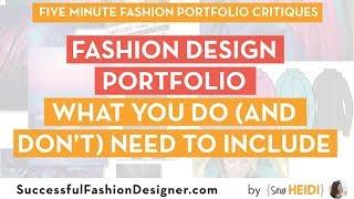 Fashion Design Portfolio: What You Do (and Don't) Need to Include