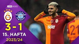 Galatasaray (3-1) Yukatel Adana Demirspor | 15. Hafta - Trendyol Süper Lig 2023/2024