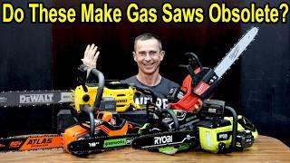 Battery Chainsaw Humiliates The Best Gas Chainsaw!