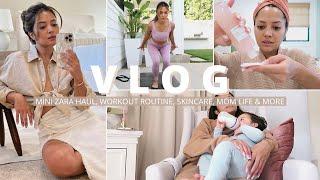 VLOG | Mini Zara Haul, Workout Routine, Skincare I'm Loving & More!