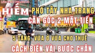 Bán Nhà Đẹp Gần Biển Nha Trang Giá Rẻ . Căn Góc ngay Khu Phố Tây Sầm Uất.  Vừa Ở Vừa Cho Thuê