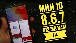 MIUI 10 8.6.7 'REDMI NOTE 5 PRO ' 512 mb ram fixed  [By "Tech Future "HINDI]