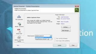 Adobe Presenter 11 & Publish to Captivate Prime