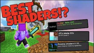 THE BEST SHADERS For The Hive ON MCPE *1.20+*