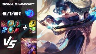 SUPPORT Sona vs Soraka - EU Grandmaster Patch 14.24