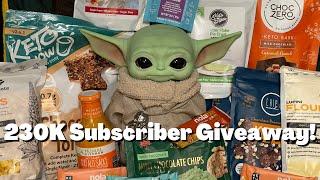 230K Subscribers?  How about a giveaway to celebrate? 