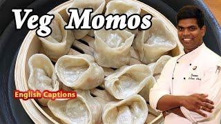 Veg Momos Recipe in Tamil | வெஜ் மோமோஸ் | How to make Momos at Home | CDK#196 | Chef Deena's Kitchen