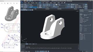 ZWCAD 2022 Basic 3D Modeling Tutorial For Beginner [COMPLETE]