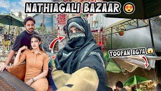 NATHIA GALI MAI TOOFAN AGYA  | Nathia Bazaar Mai Daku 