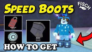 Fisch Secret BOOTS Update Full Guide | How To Get Speed Boots Quest, 2X XP, Eggs (Roblox Fisch)