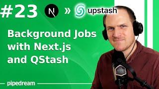 Nextjs background jobs with QStash