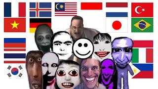 Nico’s Nextbots in different languages meme | Part 2