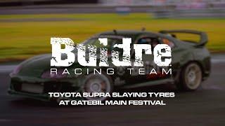 TOYOTA SUPRA SLAYING TYRES AT GATEBIL MAIN FESTIVAL - BULDRE RACINGTEAM