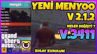 YENİ MENYOO  v2.1.2 UPDATE  MENYOO MODU NASIL YÜKLENİR SON SÜRÜM  KOLAY KURULUM v3411 | MENYOO 3411