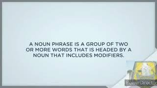How to identify a noun phrase