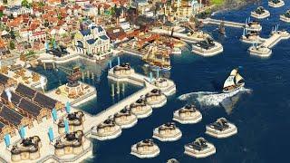 Starting NEW EMPIRE in INSANE 16 PLAYER WORLD DOMINATION | ANNO 1800 - MULITPLAYER