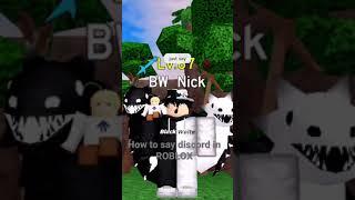 How to say discord in roblox chat