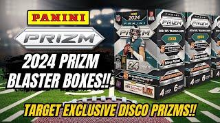 2024 PANINI PRIZM FOOTBALL BLASTER BOX OPENING. TARGET EXCLUSIVE DISCO PRIZM PULLS! #cardopening